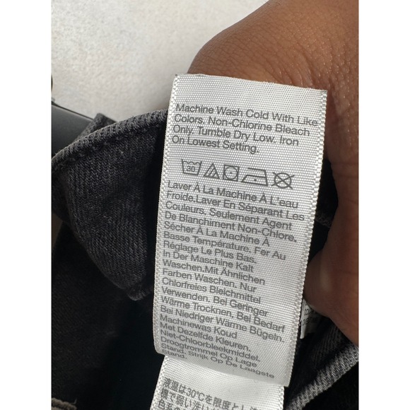 Madewell The Perfect Vtg Jean Black High Rise Straight Leg Denim 26 CKP455980076 - Picture 7 of 14